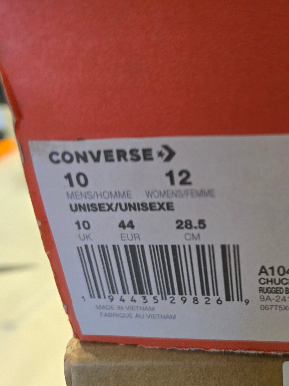 Converse Chuck 70 Low Ox Rugged Brown A10474C Sneakers Men's Size 10 US NEW - Picture 10 of 10